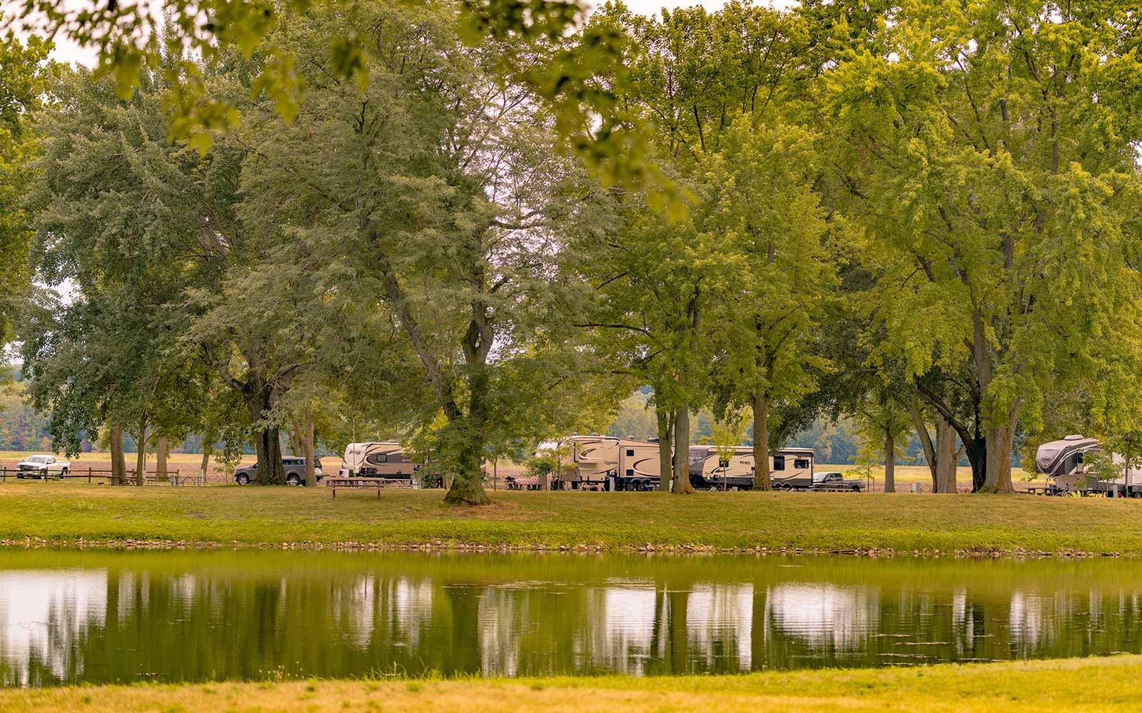 RV resort by the river